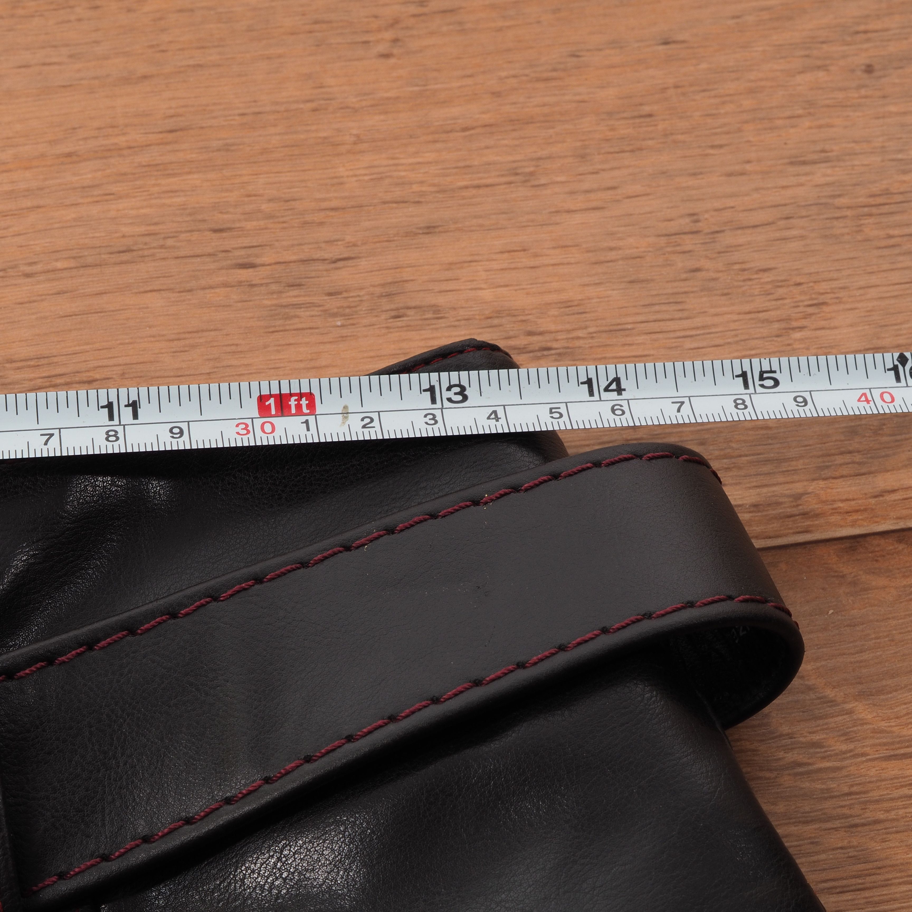 Jean Paul Gaultier Jean Paul Gaultier Vintage Faux Leather Mini Skirt Size 28" / US 6 / IT 42 - 9 Thumbnail