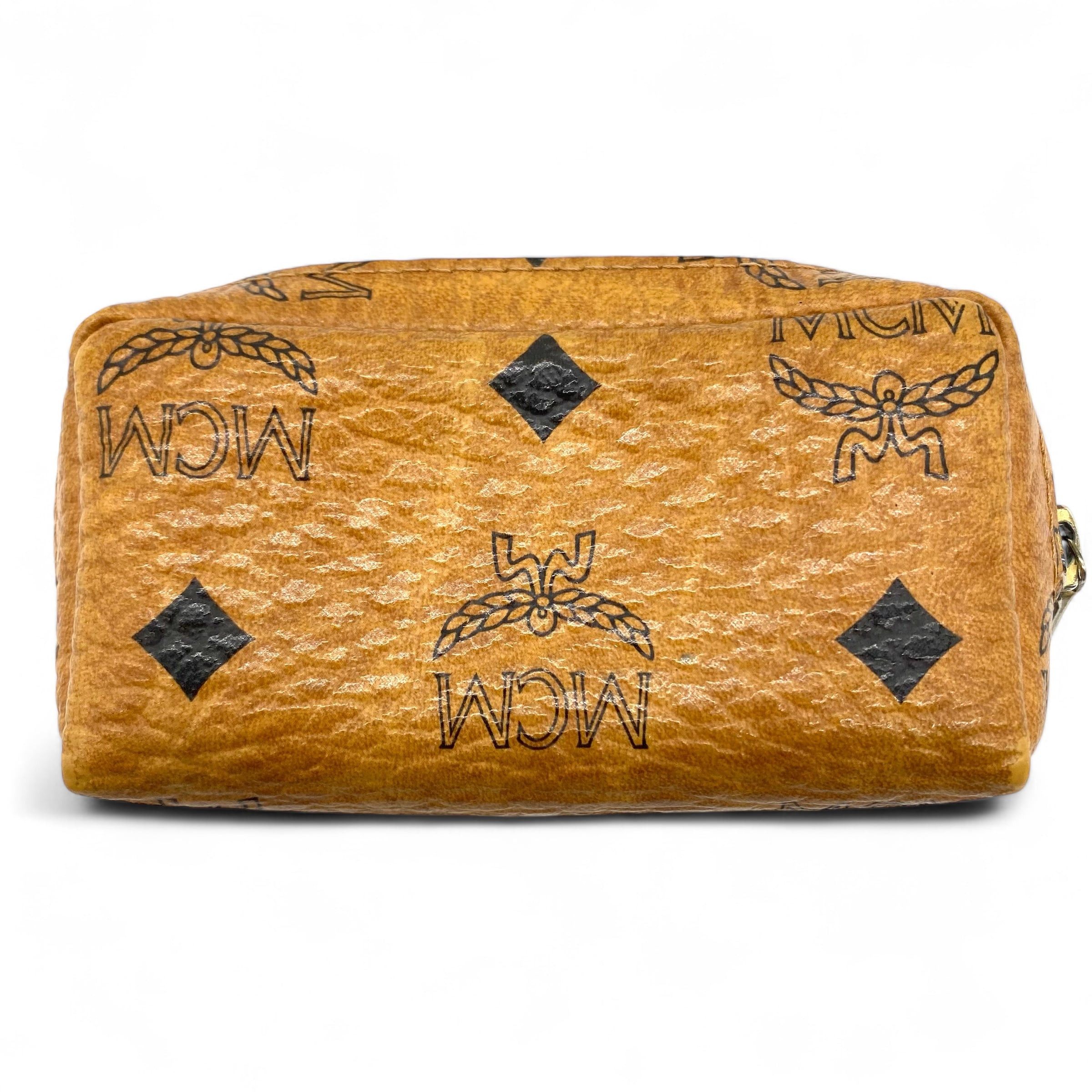 MCM Vintage MCM Visetos Coin Case Cognac Size ONE SIZE - 2 Thumbnail