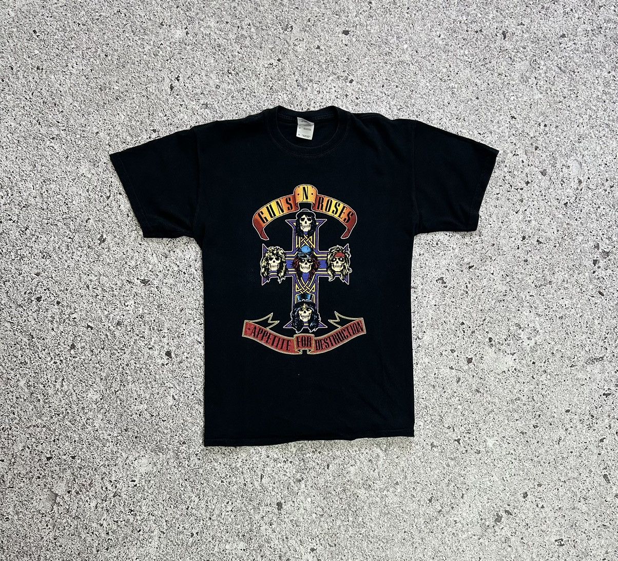 Band Tees × Guns N' Roses × Vintage Vintage 2004 Guns N Roses Appetite For Destruction Band Tee Size US M / EU 48-50 / 2 - 3 Thumbnail