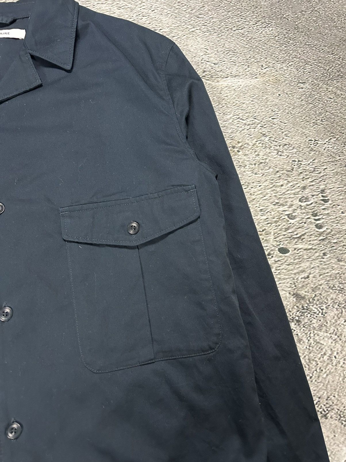 Lemaire × Uniqlo Uniqlo Lemaire Cotton Jacket navy button-up Size US S / EU 44-46 / 1 - 4 Thumbnail