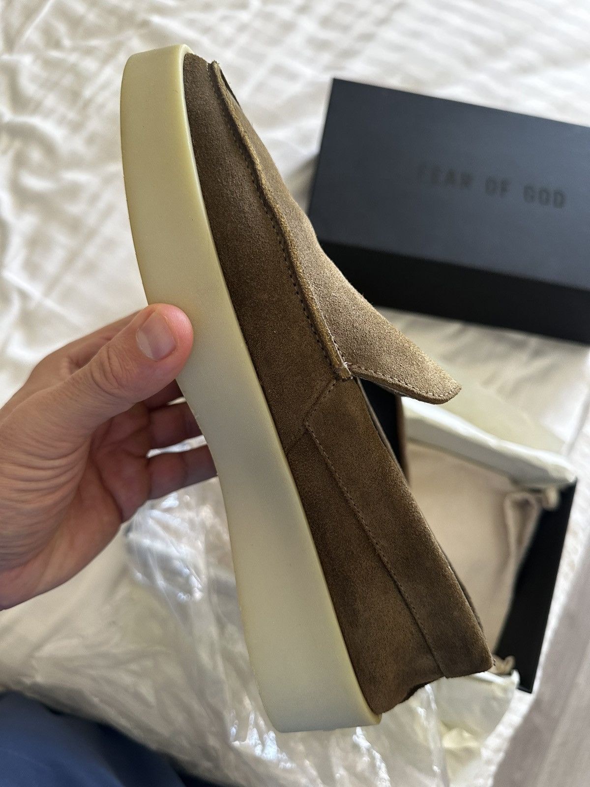 Fear of God 7th collection loafer taupe Size US 9.5 / EU 42-43 - 6 Thumbnail