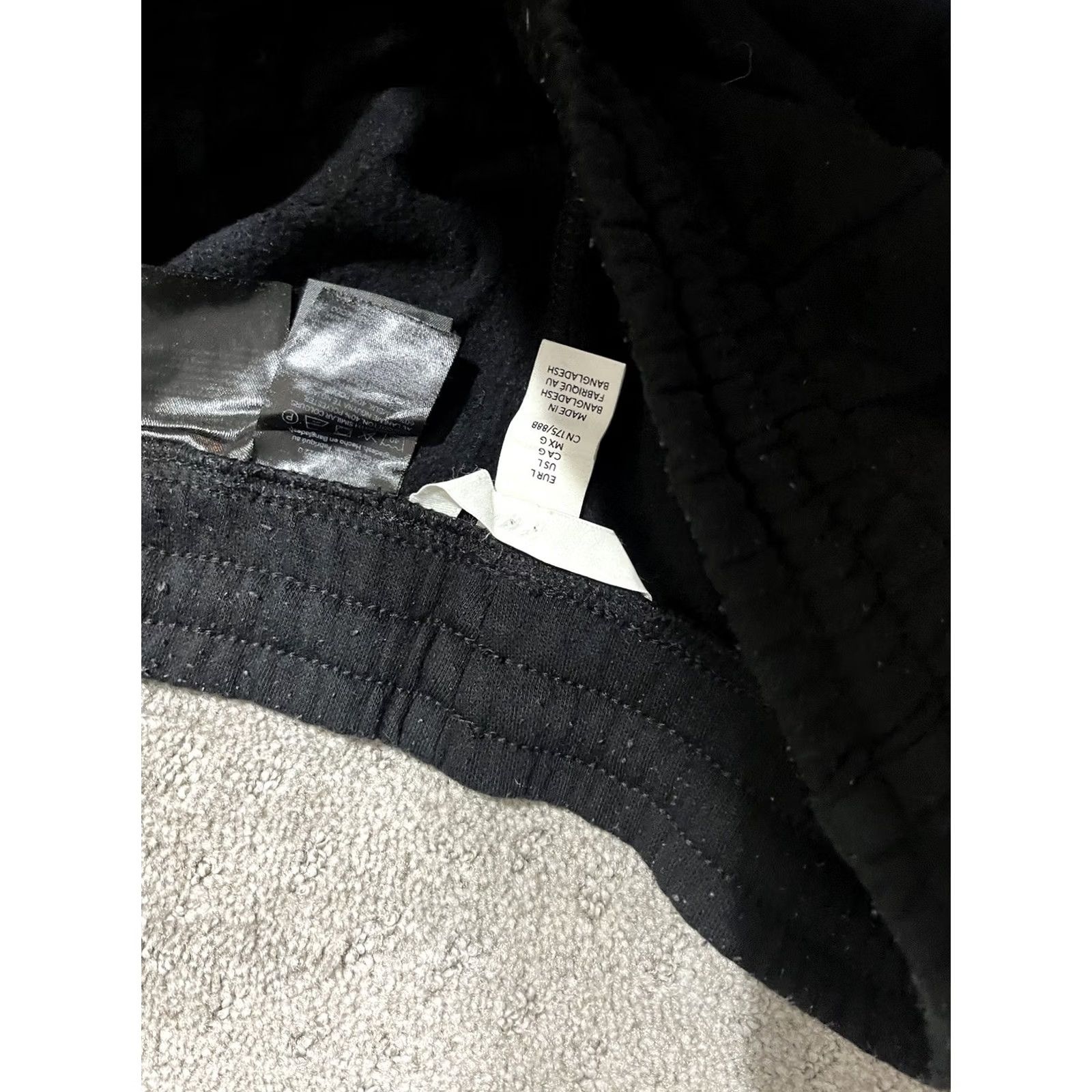 H&M H&M Womens Casual Joggers Black Sweatpants Size Large Size 36" / US 14 / IT 50 - 5 Thumbnail