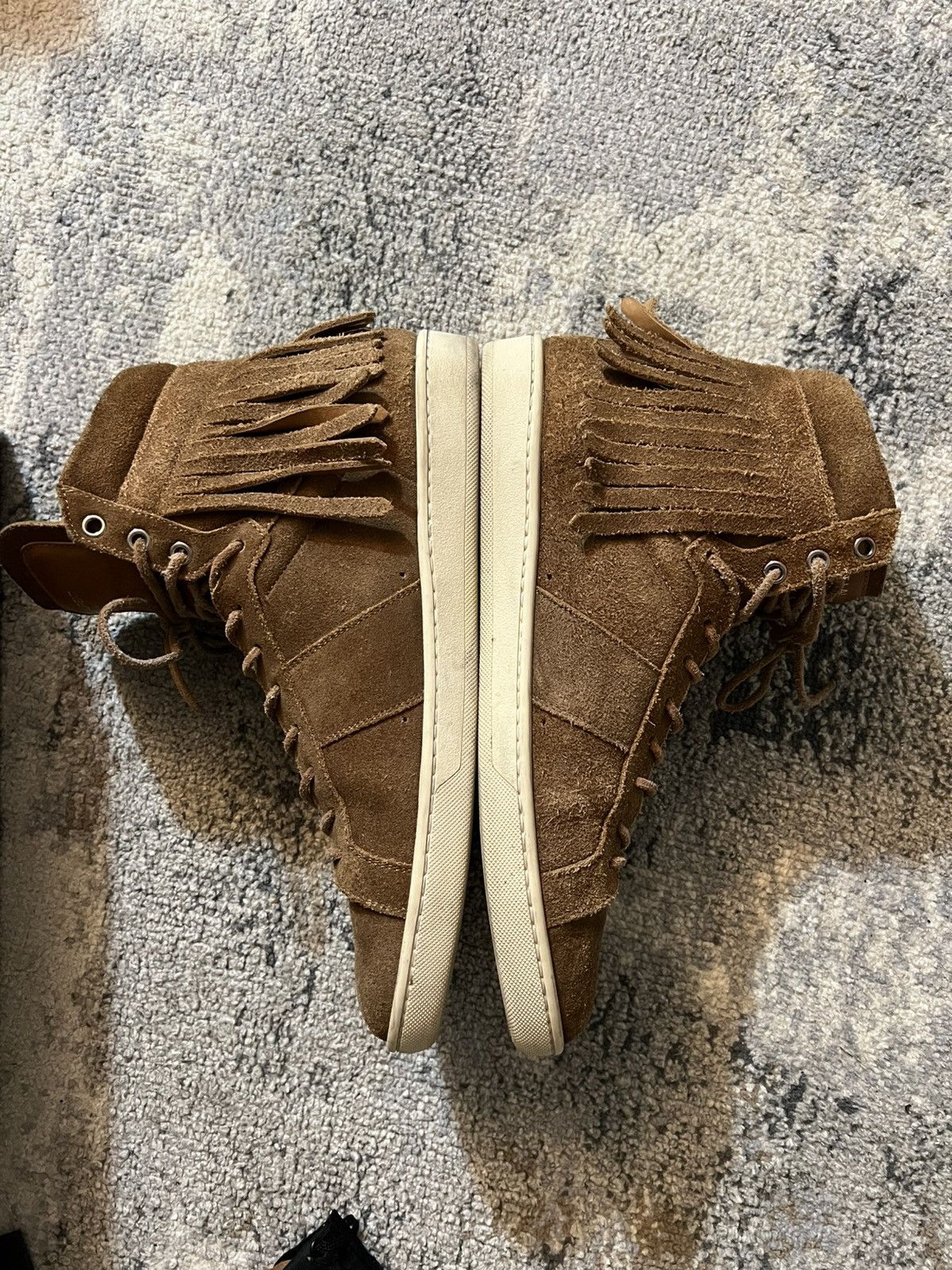 Hedi Slimane Hedi Slimane Brown Fringe sneaker Saint laurent Size US 11 / EU 44 - 4 Thumbnail