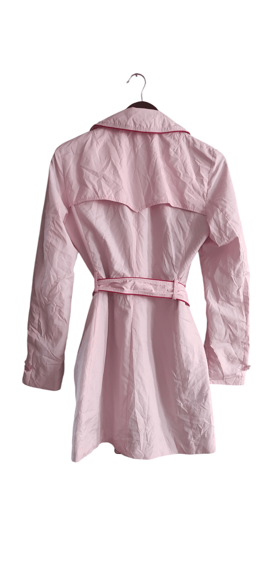 Hugo Boss × Vintage Hugo Boss Classic Double-breasted Trench Coat Light Pink Size S / US 4 / IT 40 - 2 Thumbnail