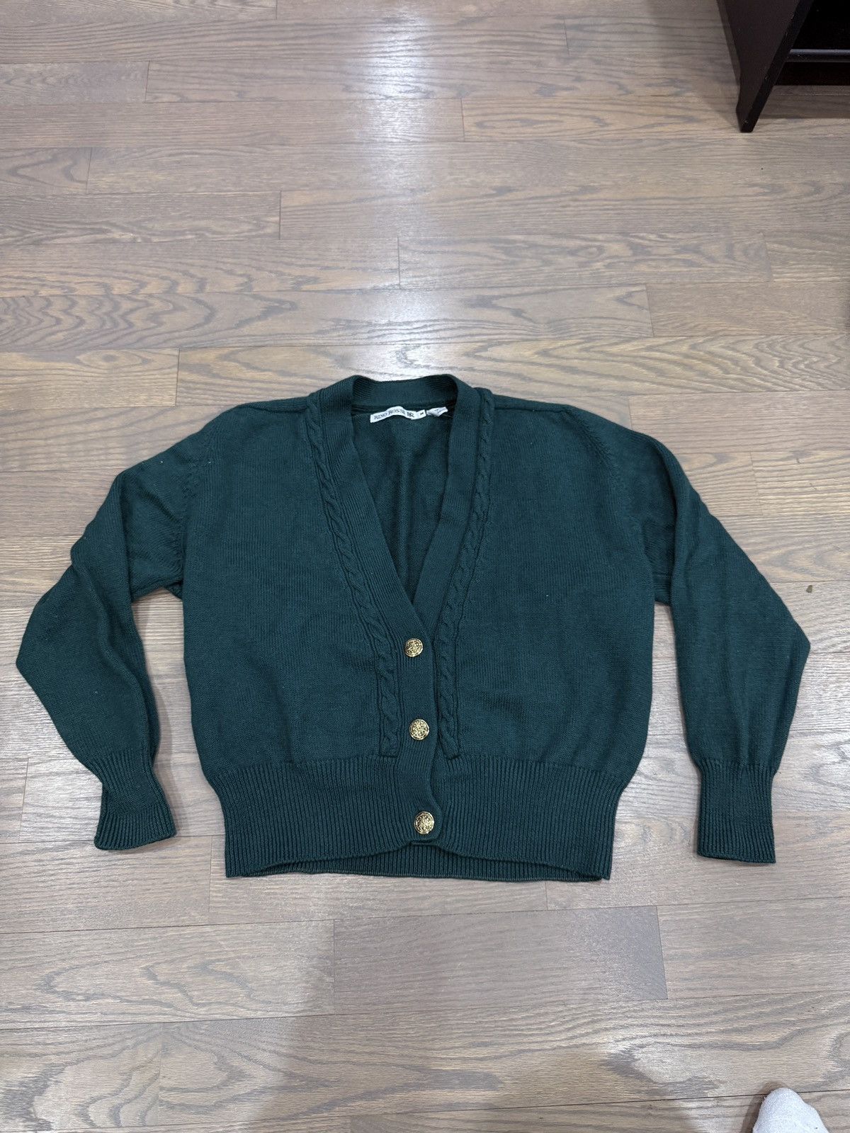 Vintage Vintage Green Cardigan Size US S / EU 44-46 / 1 - 1 Thumbnail