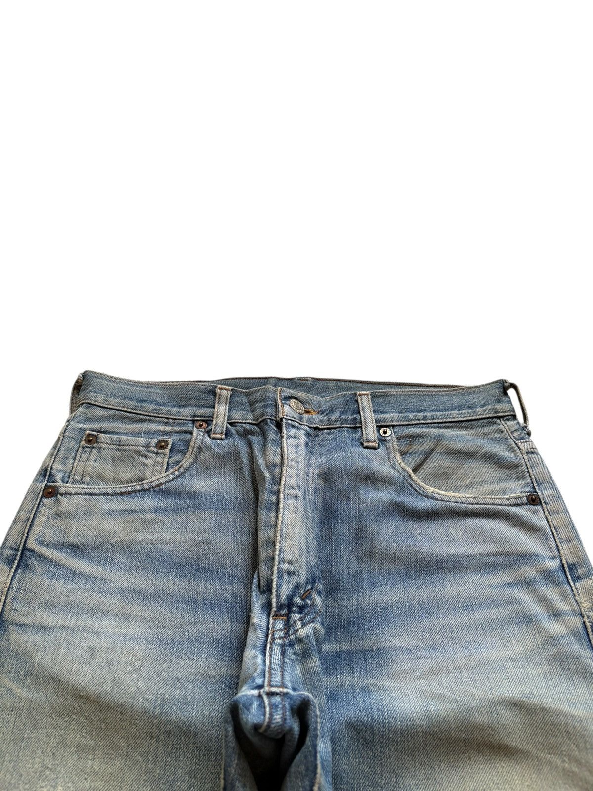 Levi's Vintage 80s Levis Selvedge Big E Mud Wash Baggy Jean Size US 31 - 5 Thumbnail