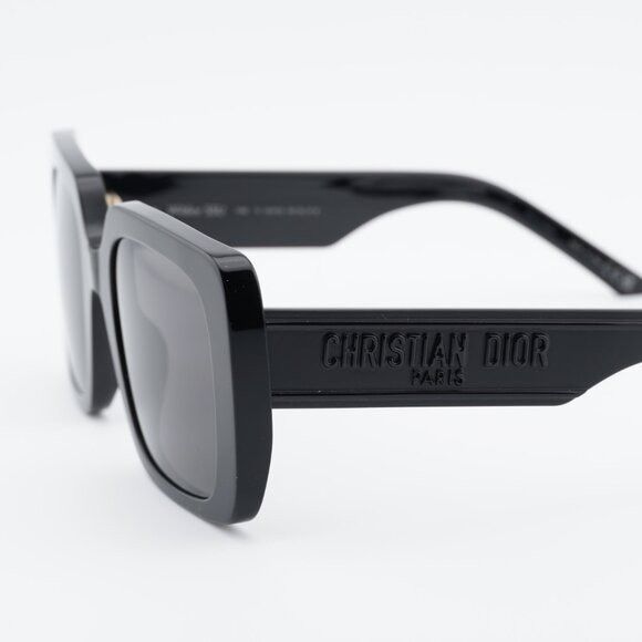 Dior Dior WILDIOR S3U 10A0 Sunglasses Black Square Frame, Smoke Size ONE SIZE - 9 Thumbnail