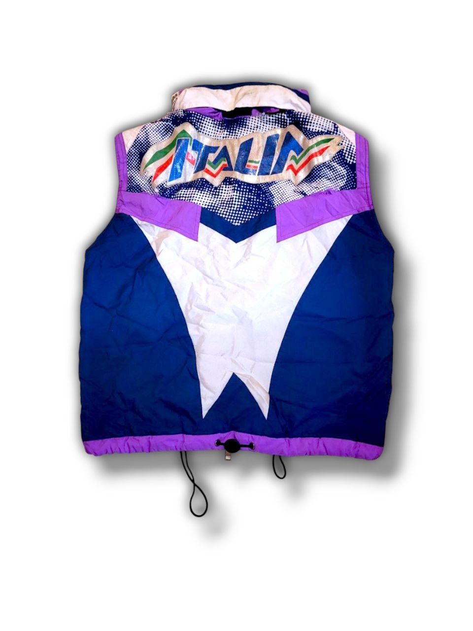 Fila 90s Ski Team Italia Colorblock Gilet Italian Sportswear Size US L / EU 52-54 / 3 - 3 Thumbnail