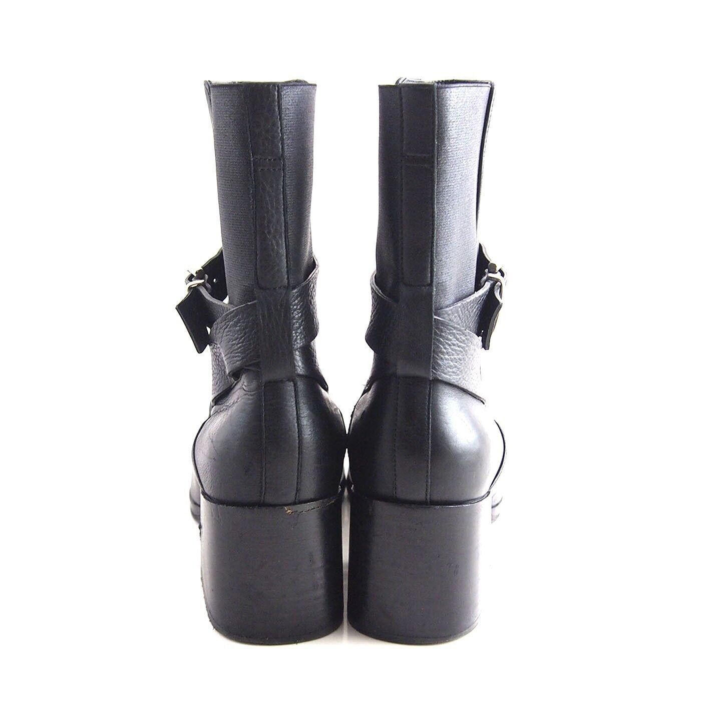 Cos COS Biker Style Ankle Boots Mid Heel Black US 9 EU 39 Size US 9 / IT 39 - 7 Thumbnail