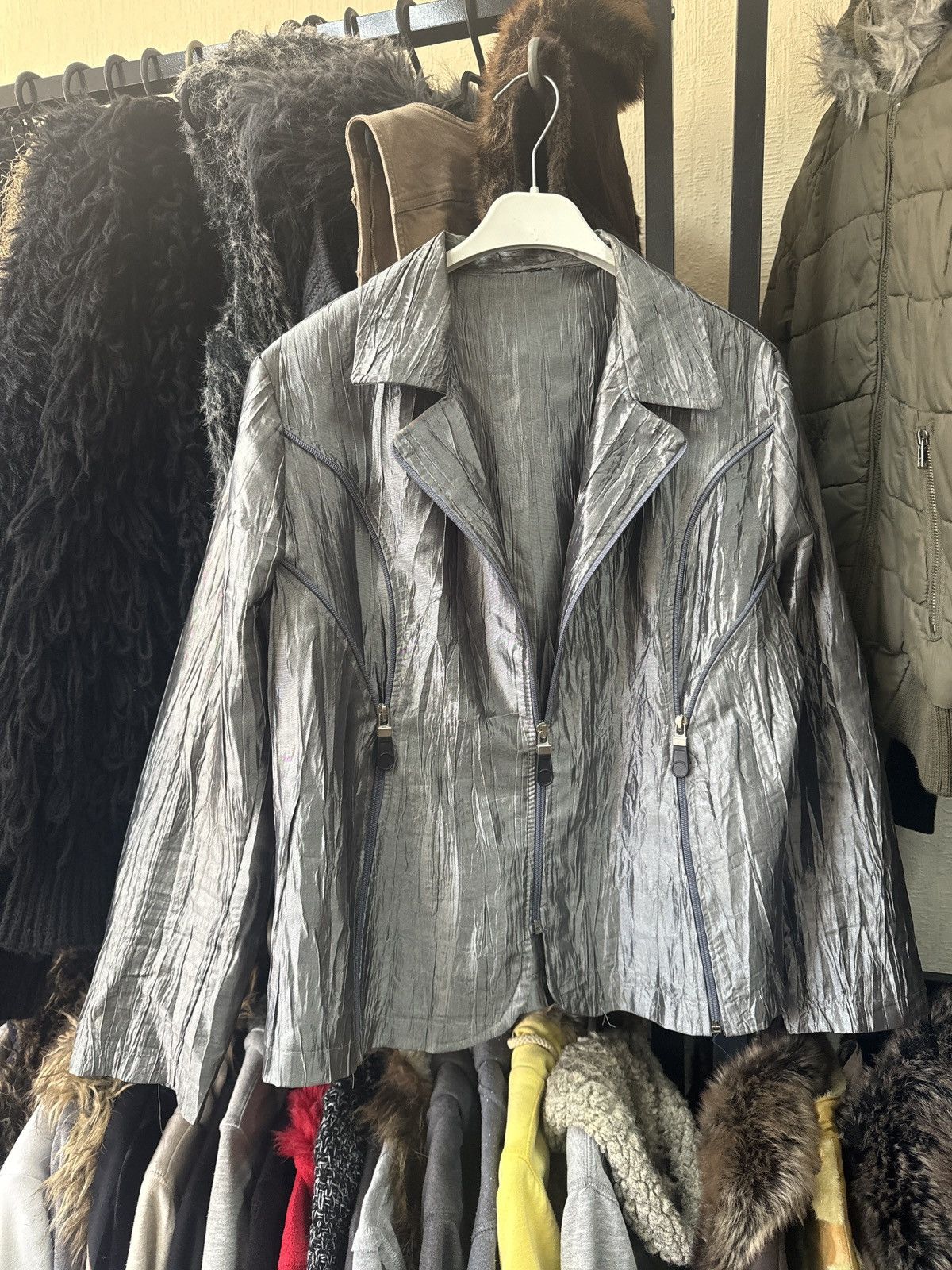 Japanese Brand Vintage Japanese Zip Post Archive/Issey Miyake Style Jacket Size US S / EU 44-46 / 1 - 8 Thumbnail