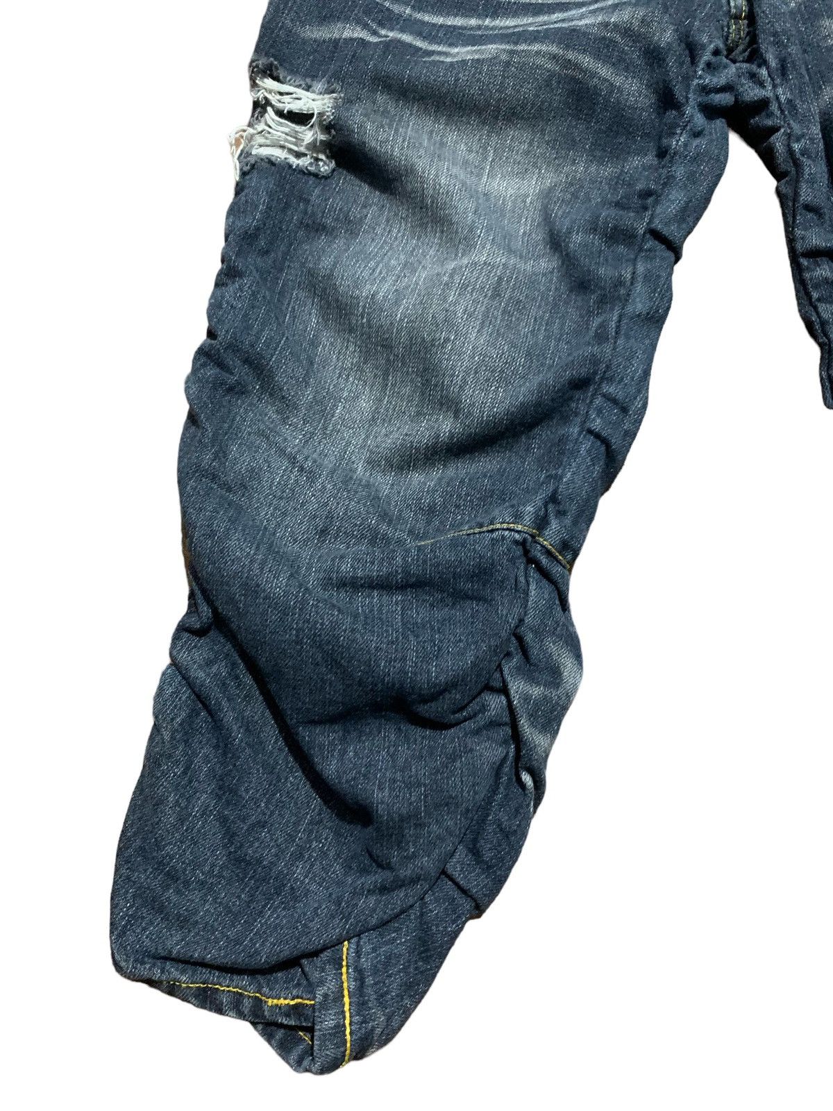 GOSTAR DE FUGA × LOWBOX × Tornado Mart Lowbox double waist 3/4 jeans Size US 30 / EU 46 - 5 Thumbnail