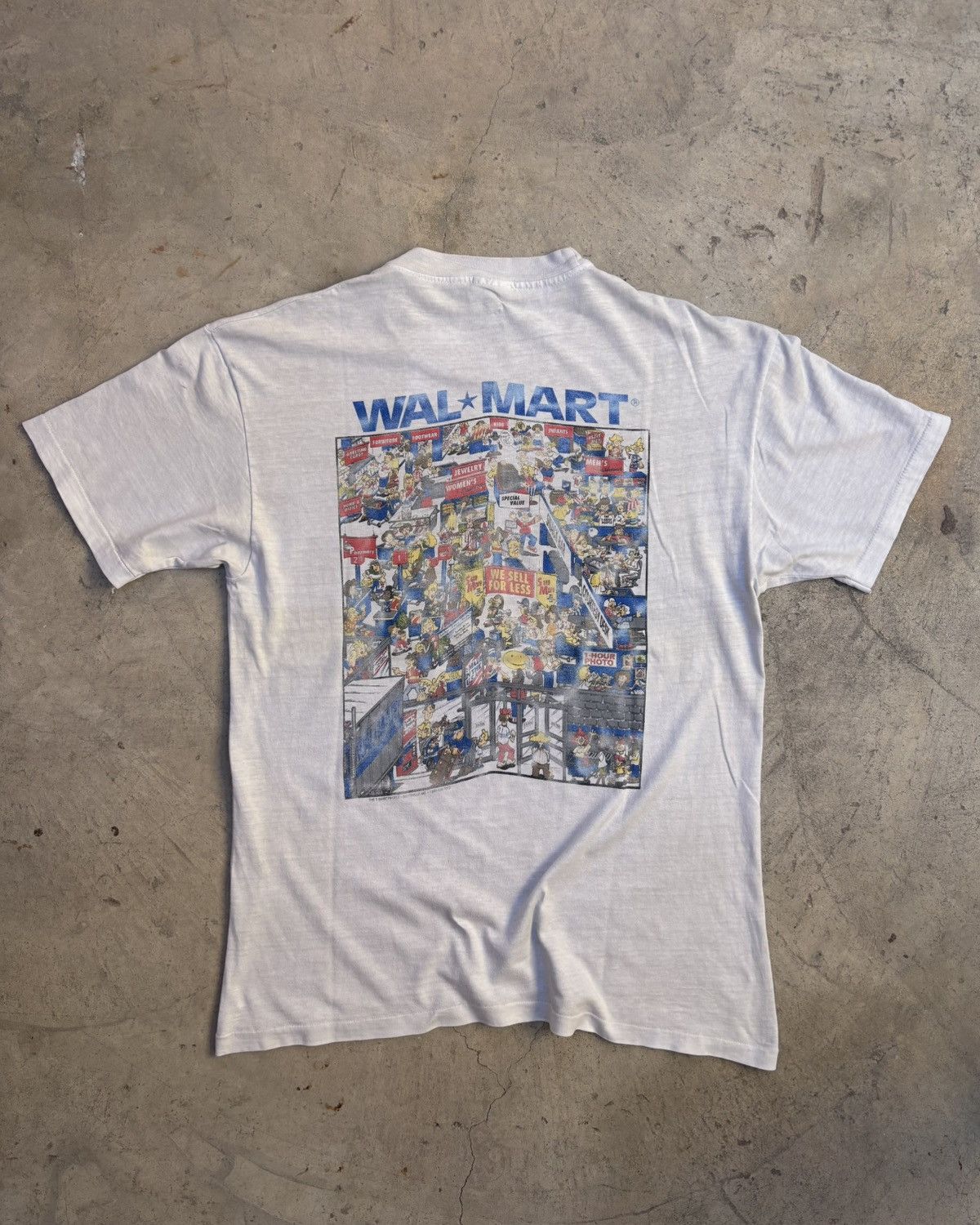 Walmart 90’s WALMART PROMO TEE Size US L / EU 52-54 / 3 - 1 Thumbnail