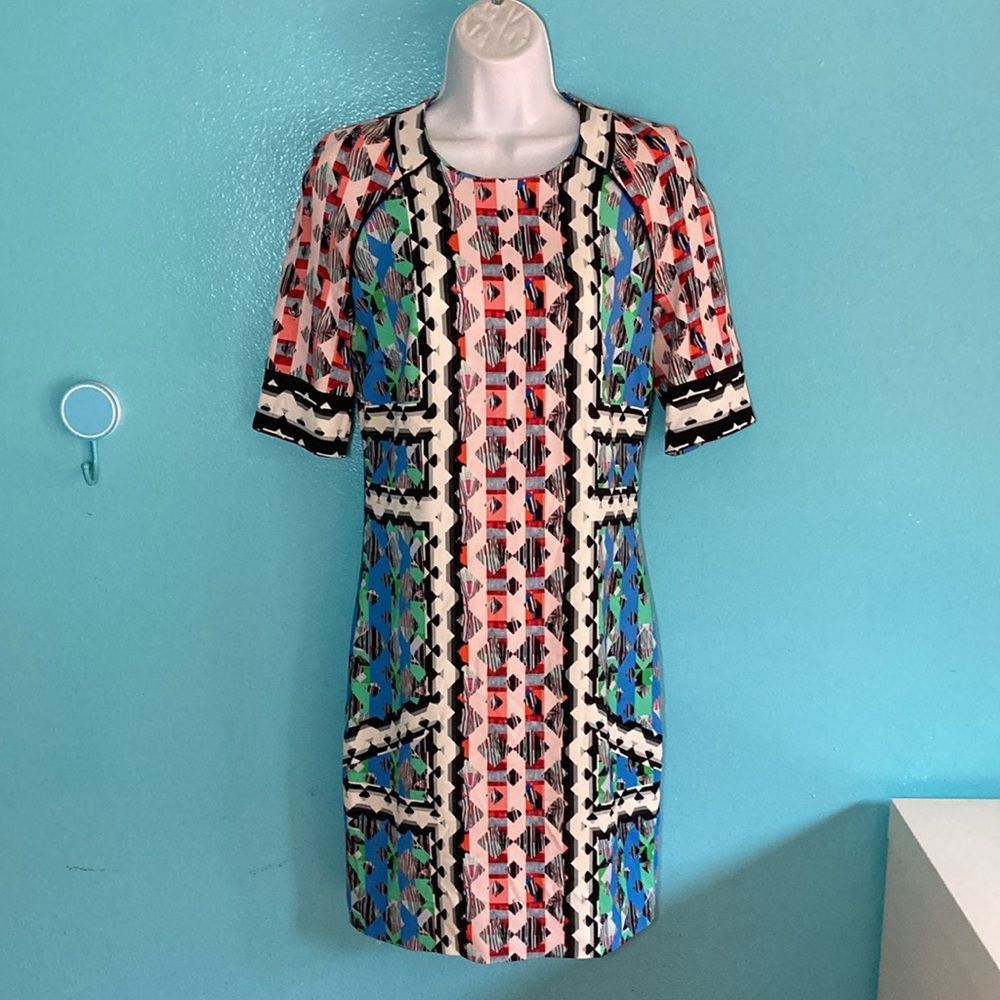 Peter Pilotto Peter Pilotto Colorful Spring Sheath Dress US Size 6 UK Size Size M / US 6-8 / IT 42-44 - 9 Thumbnail