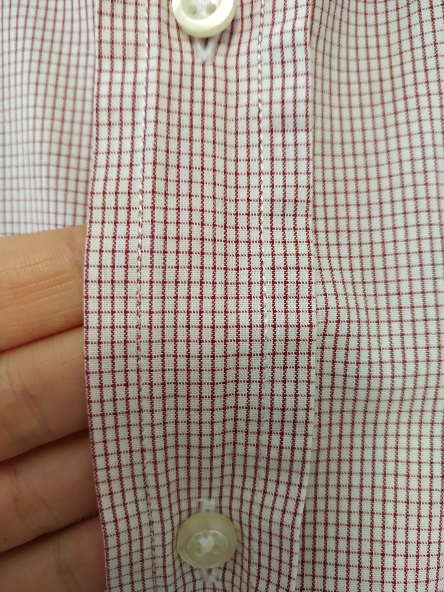 Valentino Valentino Roma checked formal shirt 16 1/2, 42cm Size US L / EU 52-54 / 3 - 2 Thumbnail