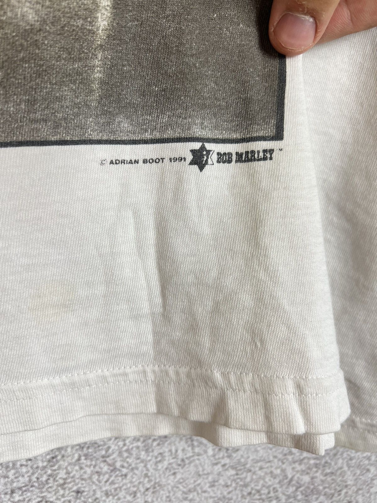 Band Tees Rare! Vintage Bob Marley 1991 T-Shirt Reggae Band Tee Size US XL / EU 56 / 4 - 7 Thumbnail