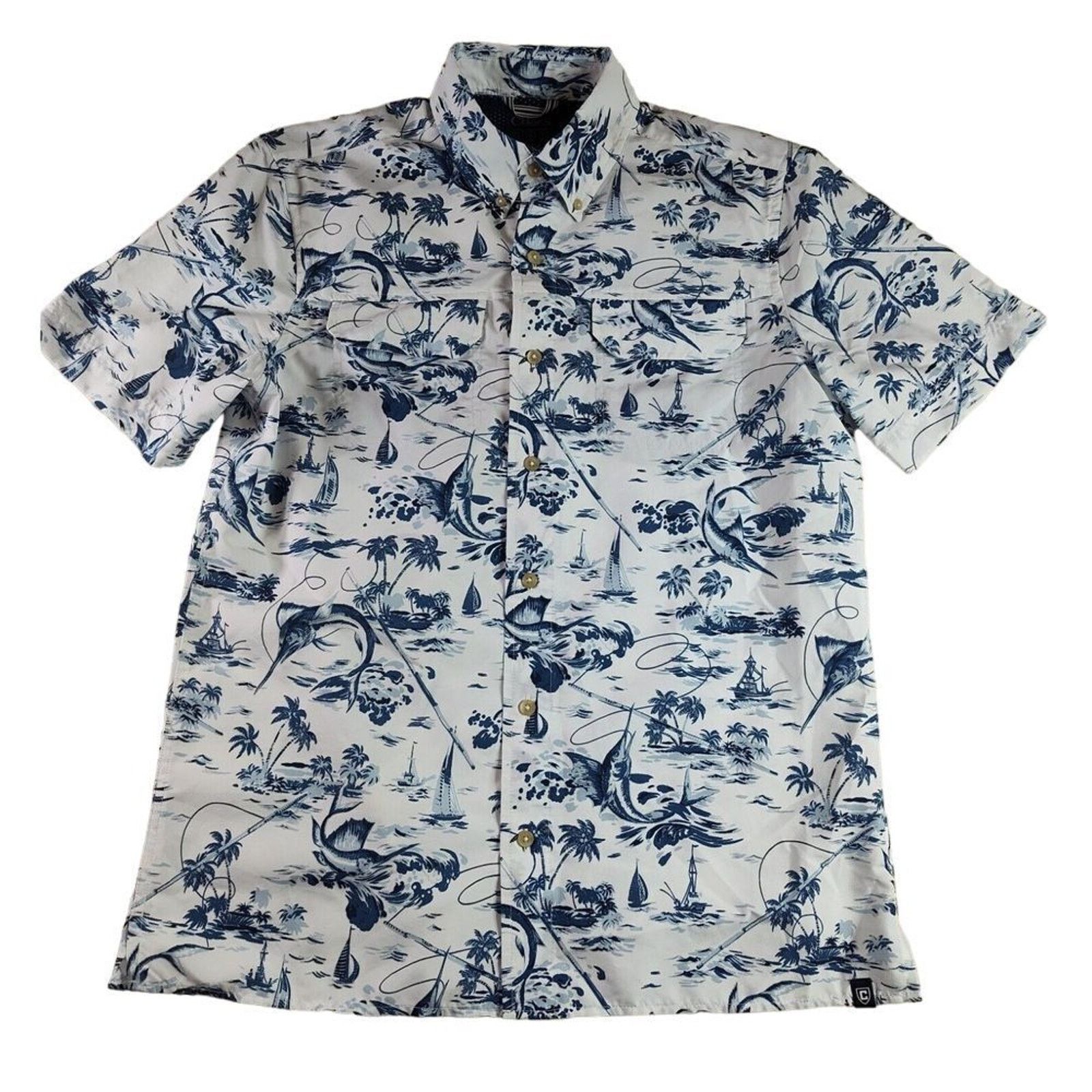 Chaps Chaps Untucked Ralph Lauren Hawaiian Shirt Mens Medium Size US M / EU 48-50 / 2 - 1 Thumbnail