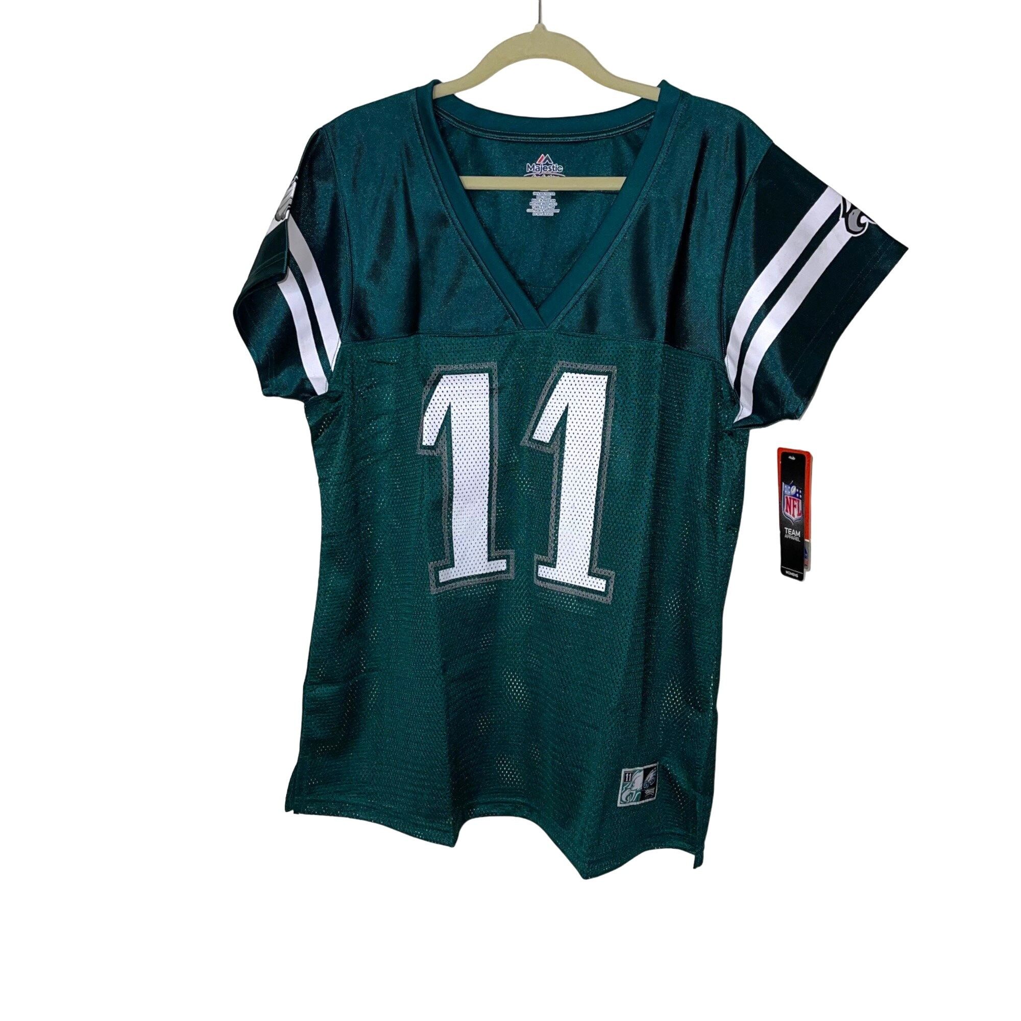 Majestic Majestic Womens Jersey Size 1X Green NFL Philadelphia Eagles Size ONE SIZE - 1 Thumbnail