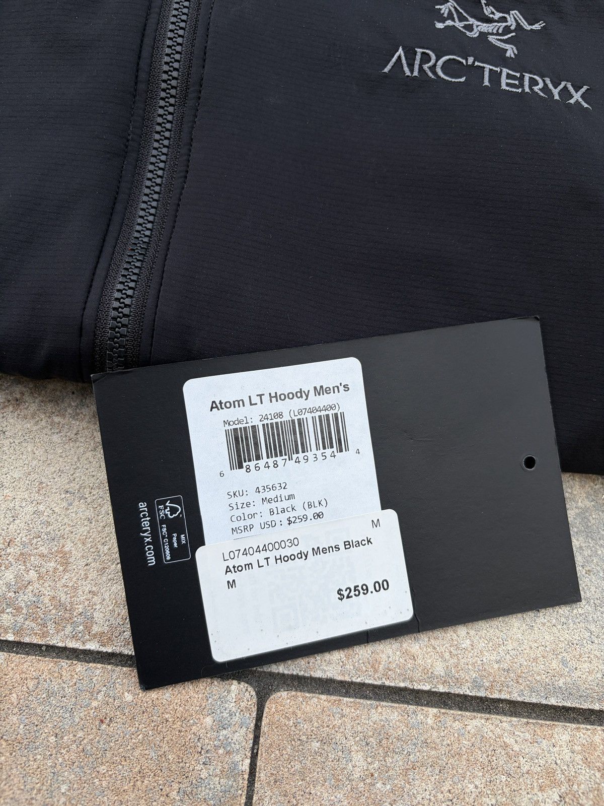 Arc'teryx Arc’teryx Atom LT ‘Black’ Size US M / EU 48-50 / 2 - 3 Thumbnail