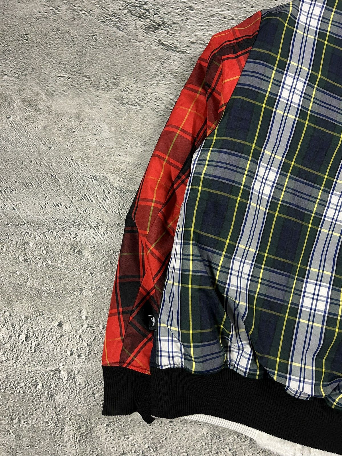Stussy Stussy Sherpa bomber jacket reversible fleece tartan Size US XL / EU 56 / 4 - 7 Thumbnail