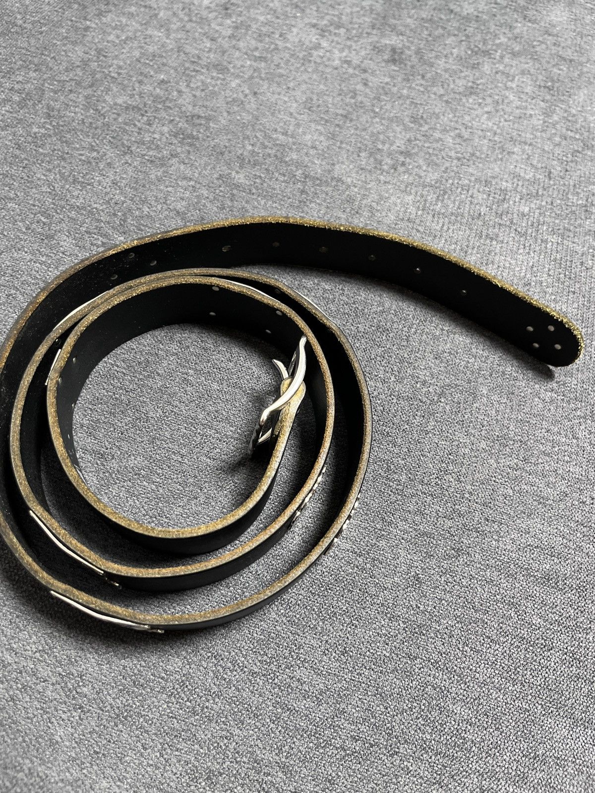 Cowboy Equipment × Vintage Etro Style Vintage Swiss Leather Cows Belt Size ONE SIZE - 2 Thumbnail