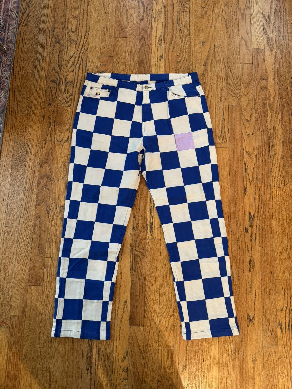 KidSuper Kidsuper patchwork checkerboard pants Size US 38 / EU 54 - 1 Thumbnail