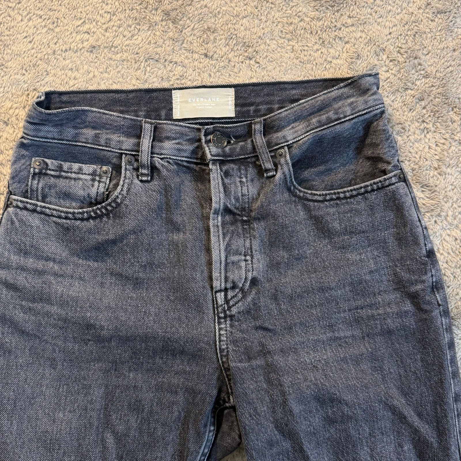 Everlane Everlane 90s Cheeky Mom Ankle Jeans Faded Black Size 24 24R Size 24" / US 00 / IT 34 - 3 Thumbnail