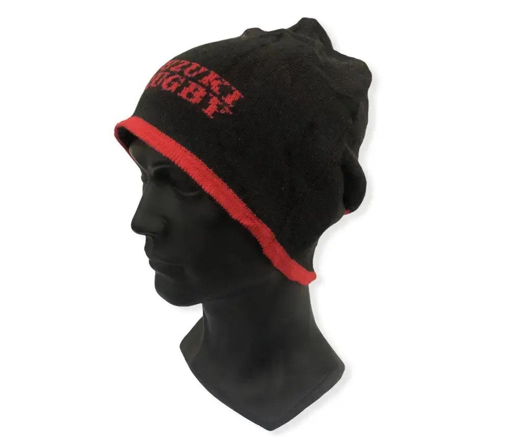 Sports Specialties Vintage Suzuki Rugby Spell Out Beanie Hat Size ONE SIZE - 3 Thumbnail