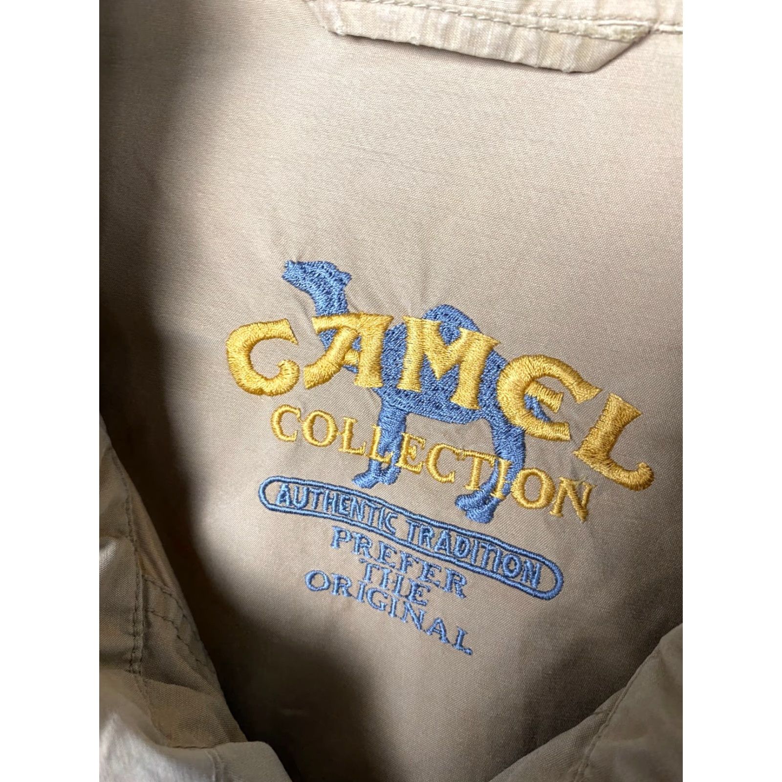 Camel Camel Collection Vintage Mens Utility Jacket XL Beiges Cotton Windbreaker Jacket Mens XL Beige Camel Collection Vintage Mens Jacket Windbreaker 80s? Size US L / EU 52-54 / 3 - 6 Thumbnail