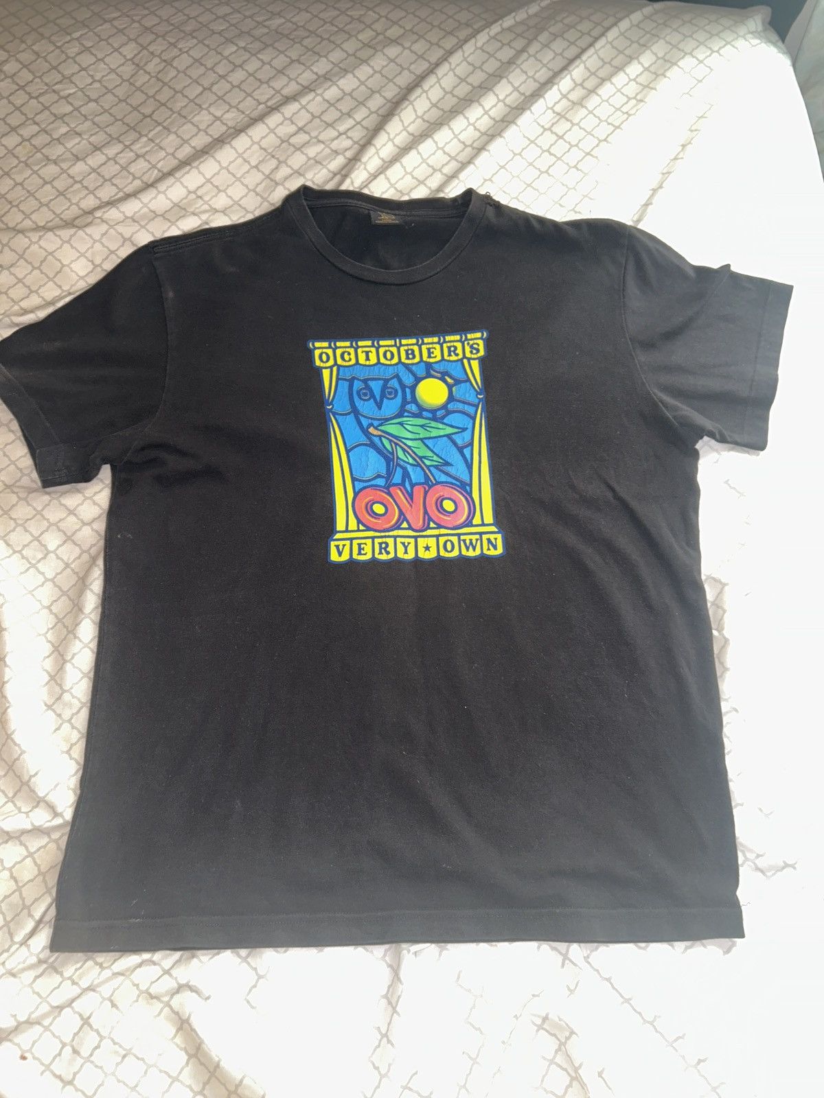 October's Very Own OVO Stained Glass T-shirt Size US L / EU 52-54 / 3 - 1 Thumbnail