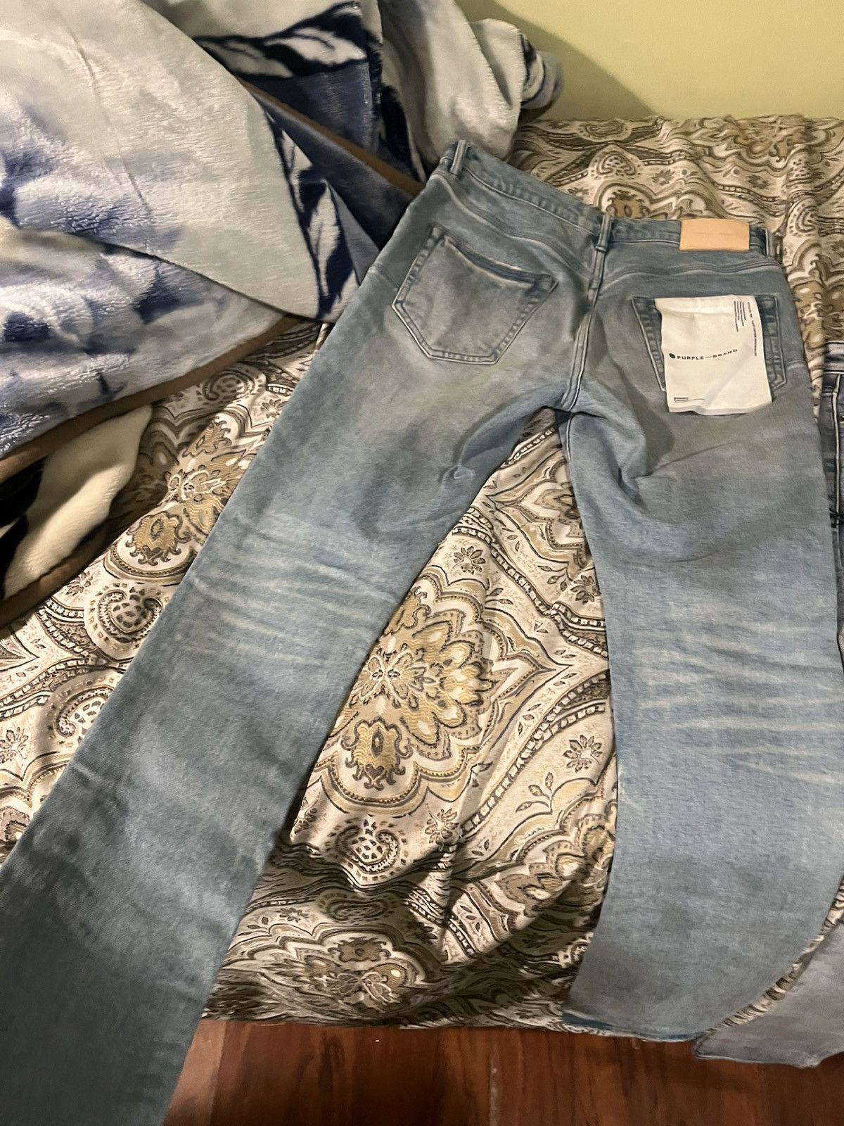 Purple Brand PURPLE BRAND (LIGHT INDIGO PLAIN VINTAGE JEAN) Size US 30 / EU 46 - 4 Thumbnail