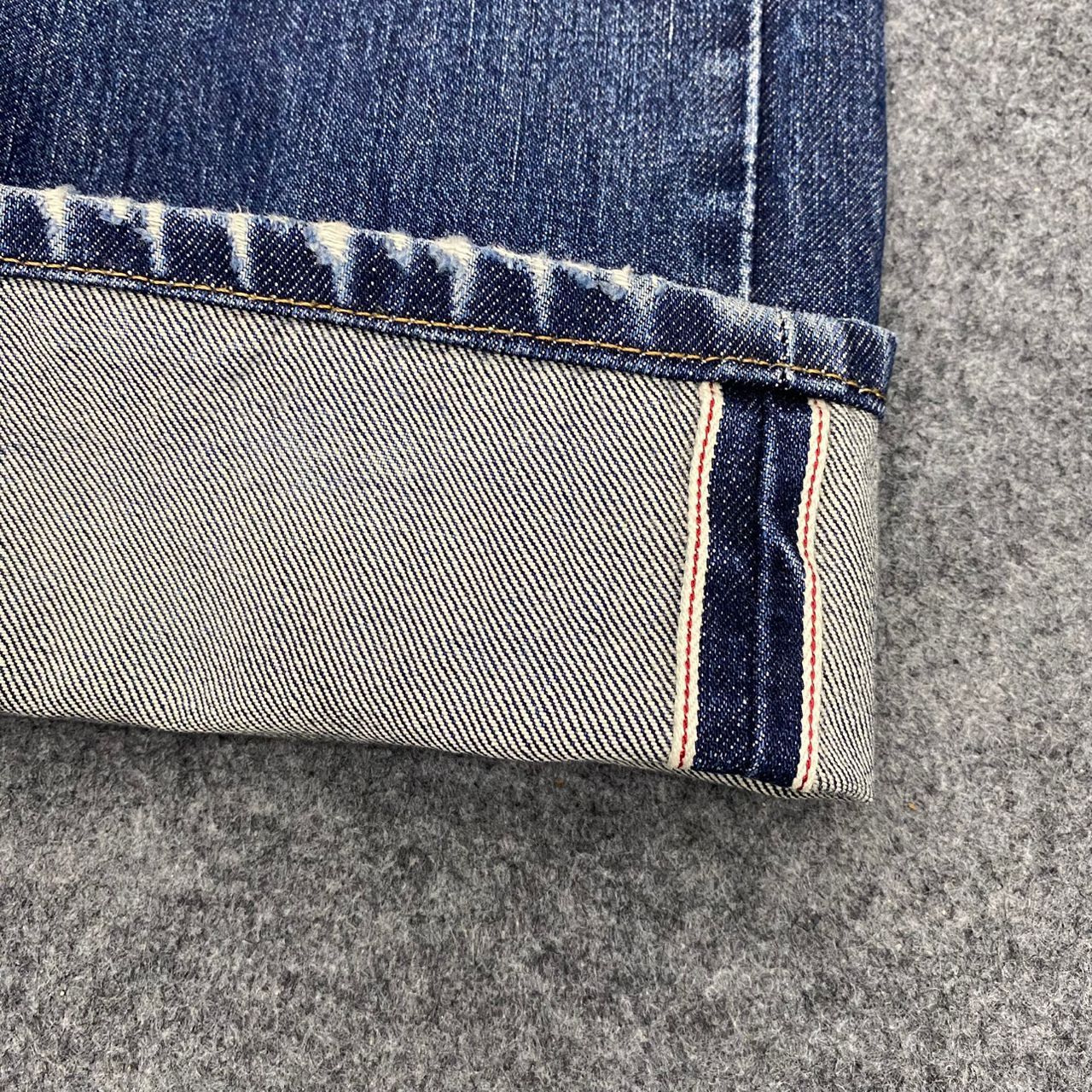Gap 💥Best Offer💥Vintage Gap Selvegde Redline Distressed Denim Size US 34 / EU 50 - 8 Thumbnail