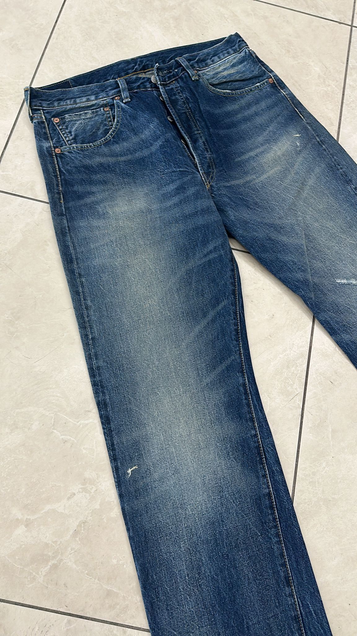 Levi's Vintage Clothing LVC Levi's Vintage Clothing 1955 501XX BigE Selvedge Jeans Size US 33 - 3 Thumbnail