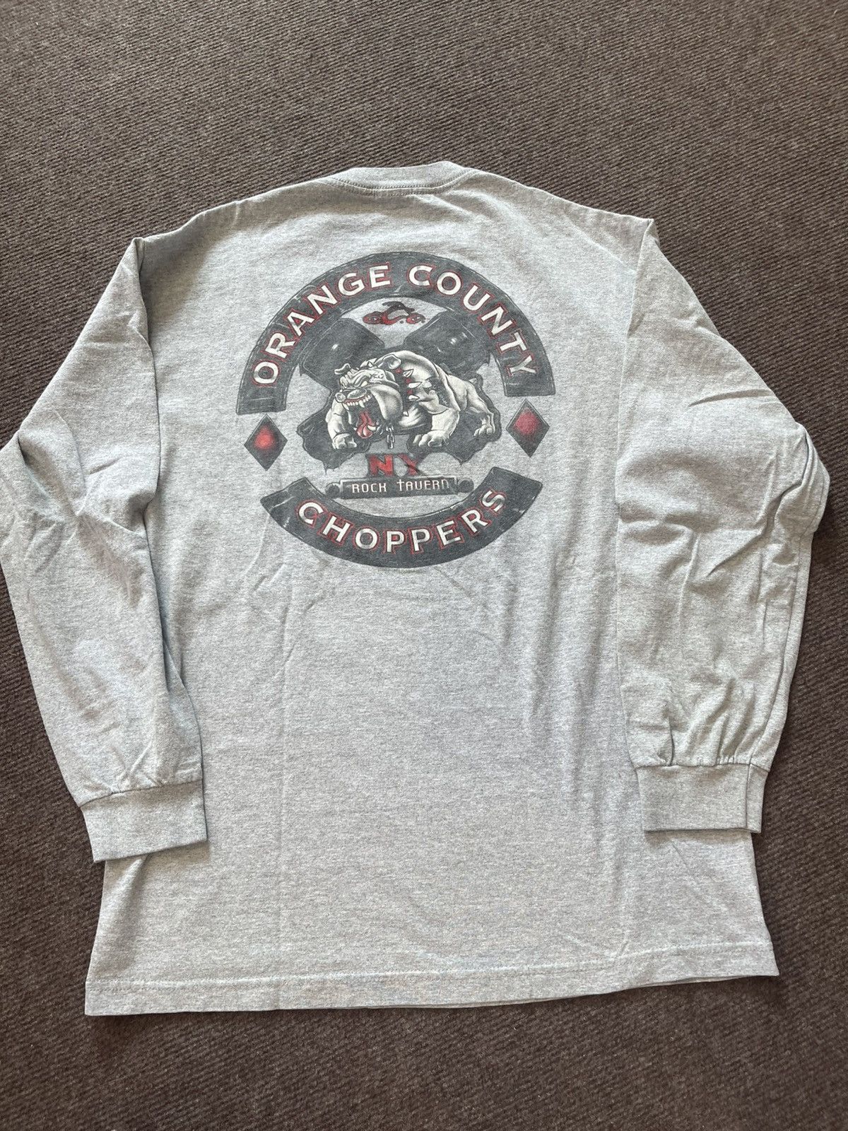 Vintage 2x Vintage Orange County Choppers OCC Long Sleeve Tees L/XL Size US XL / EU 56 / 4 - 16 Thumbnail