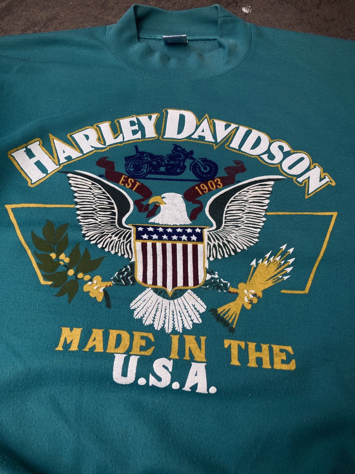 Harley Davidson × Vintage Vintage ‘91 Harley Davidson Crewneck Size US M / EU 48-50 / 2 - 4 Thumbnail