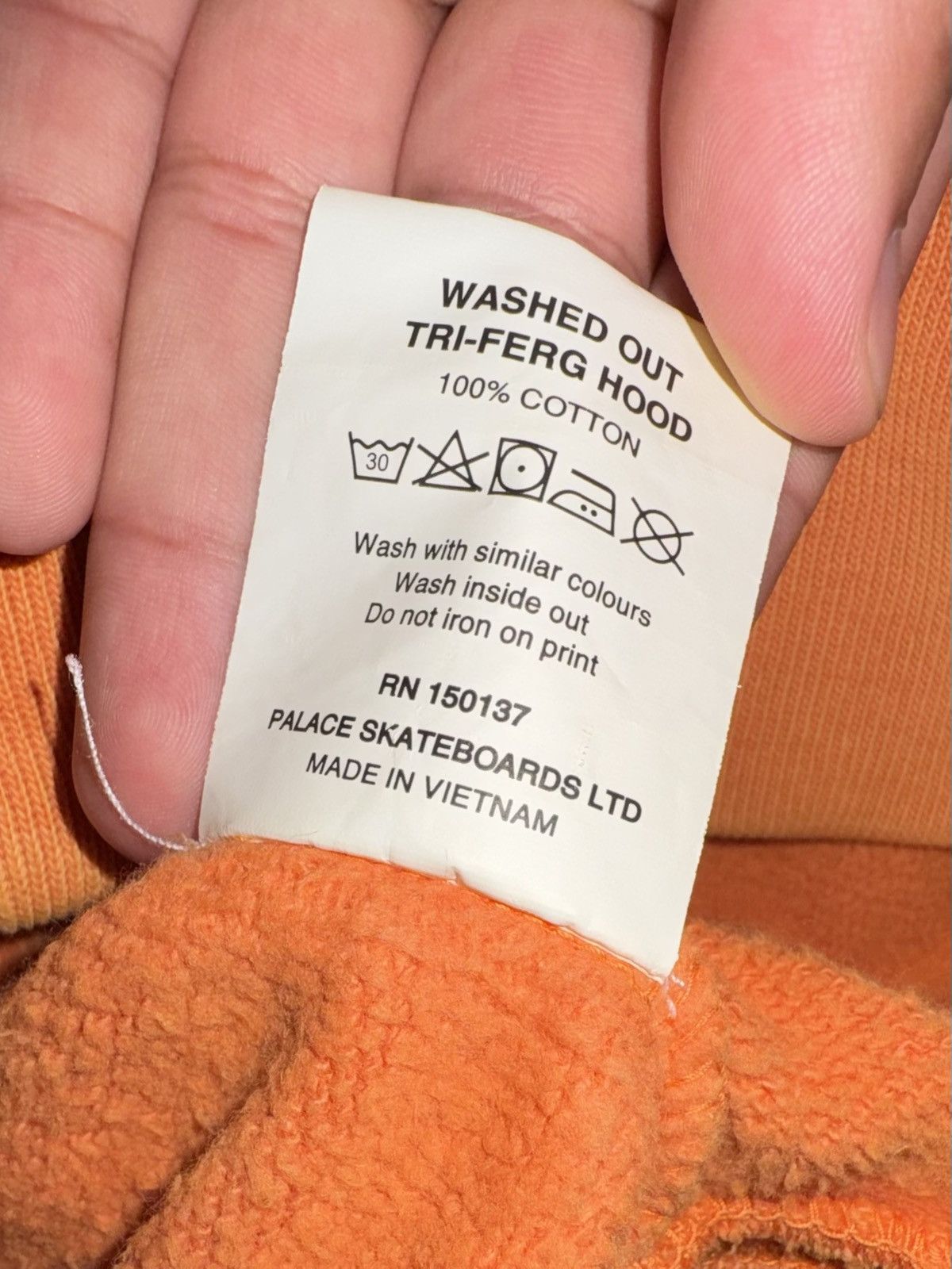 Palace Palace Washed Out Tri-Ferg Hood Size US S / EU 44-46 / 1 - 7 Thumbnail