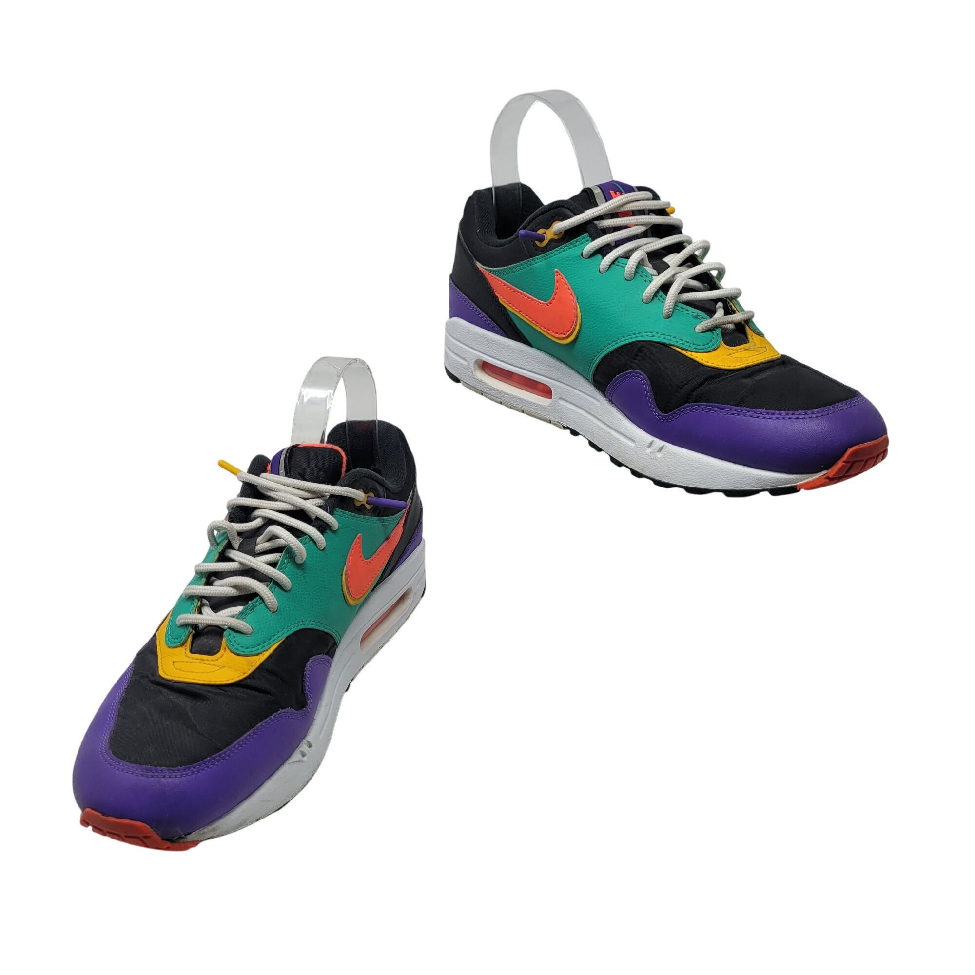 Nike Y2K Nike Air Max 1 SE Windbreaker Sneakers Sz 9.5 Multi-Colo Size US 9.5 / EU 42-43 - 14 Thumbnail