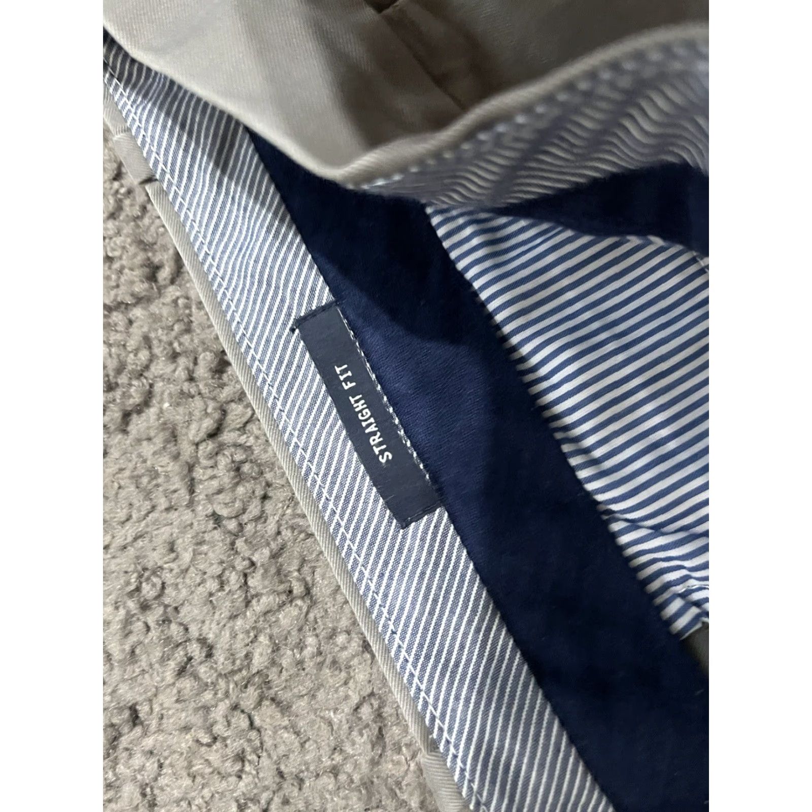 Gap Gap Khakis Tailored Men’s Straight Fit Sz 38X30 Gray Flat Front Pants Size US 38 / EU 54 - 5 Thumbnail