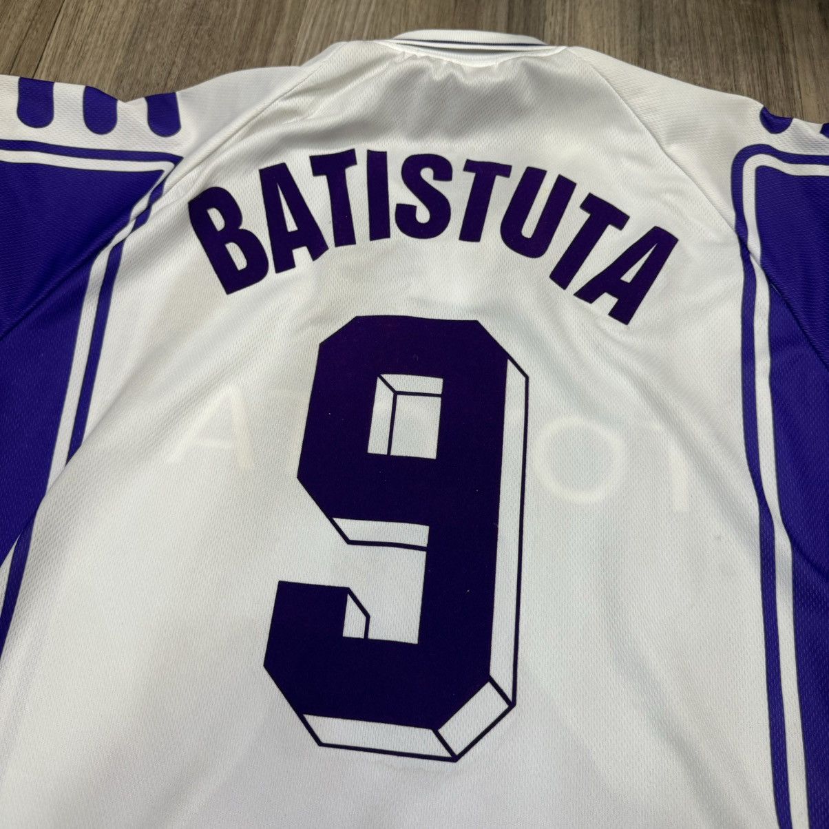 Fila Fiorentina 99/00 away shirt #9 Batistuta Size US XL / EU 56 / 4 - 4 Thumbnail