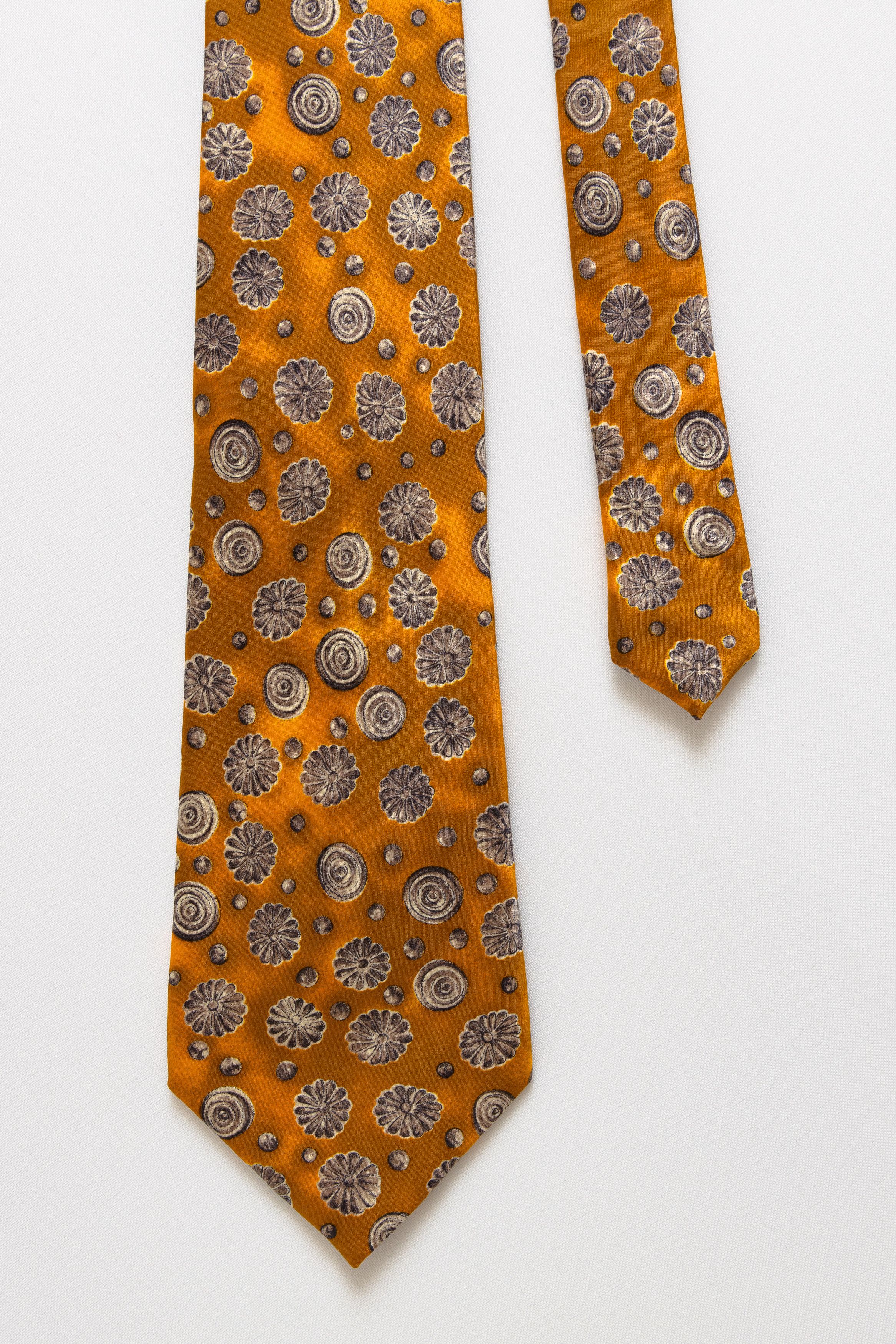 Lanvin Lanvin made in France Tie abstract pattern Silk necktie Size ONE SIZE - 4 Thumbnail