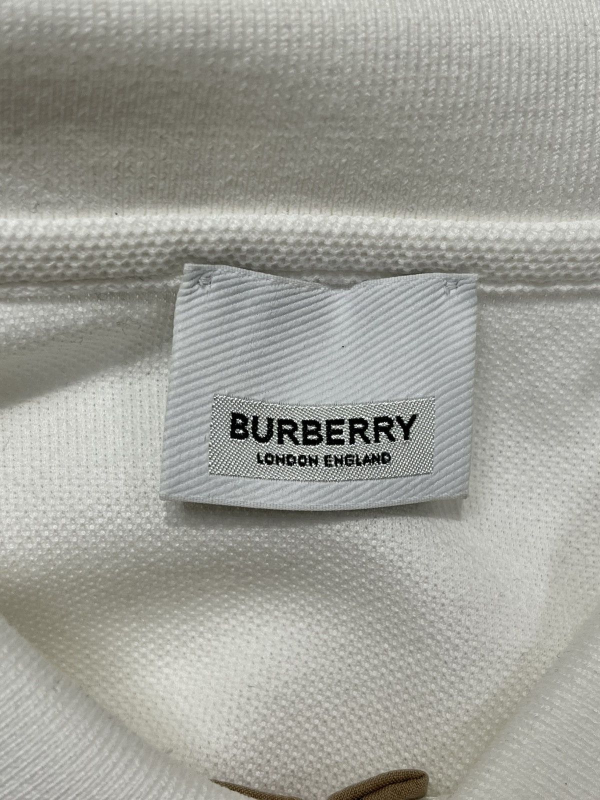 Burberry Burberry Polo Tee White Size US XXL / EU 58 / 5 - 5 Thumbnail