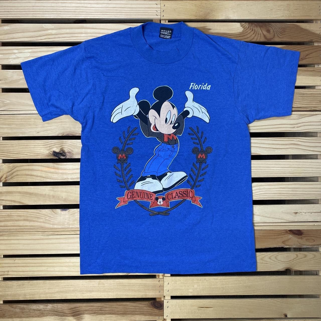 Fruit Of The Loom Vintage Disney's Mickey Mouse Blue Cartoon Tee Size Medium Size US M / EU 48-50 / 2 - 1 Thumbnail