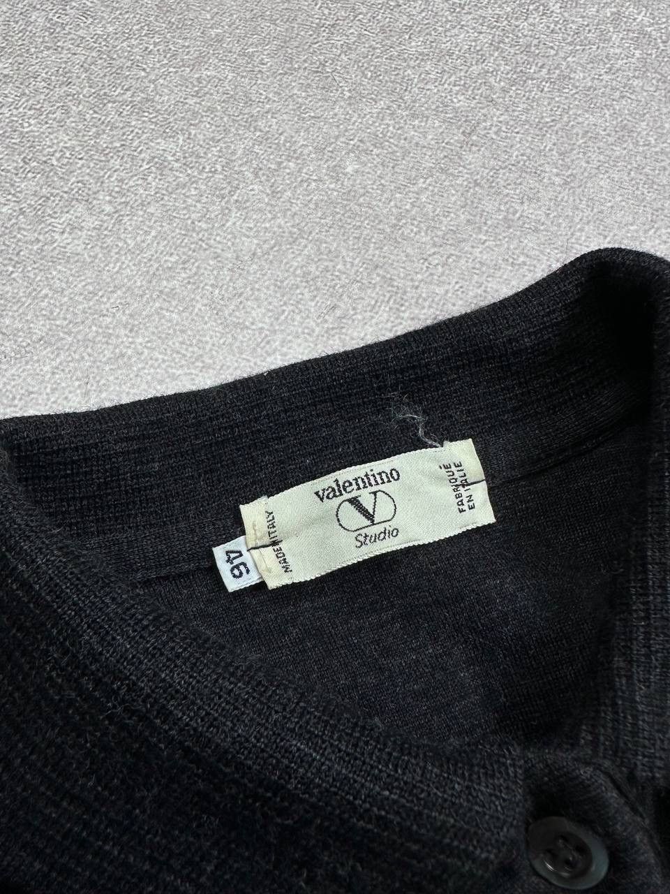 Versace Vintage 90's Versace Studio Knit Polo Sweater Rare M Size US M / EU 48-50 / 2 - 4 Thumbnail