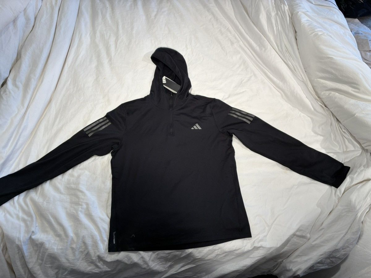 Adidas Addidas Black Running/Exercise Hooded Sweatshirt. Size US L / EU 52-54 / 3 - 2 Thumbnail