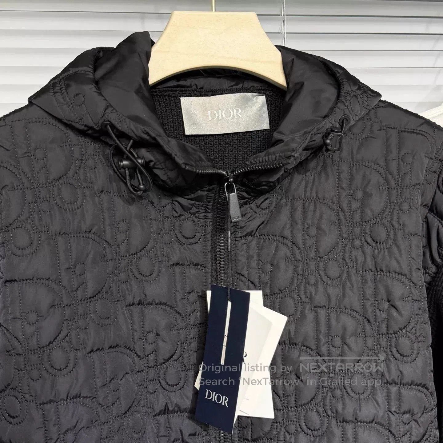 Dior Black Quilted Hooded er Jacket XS. Size US XS / EU 42 / 0 - 3 Thumbnail