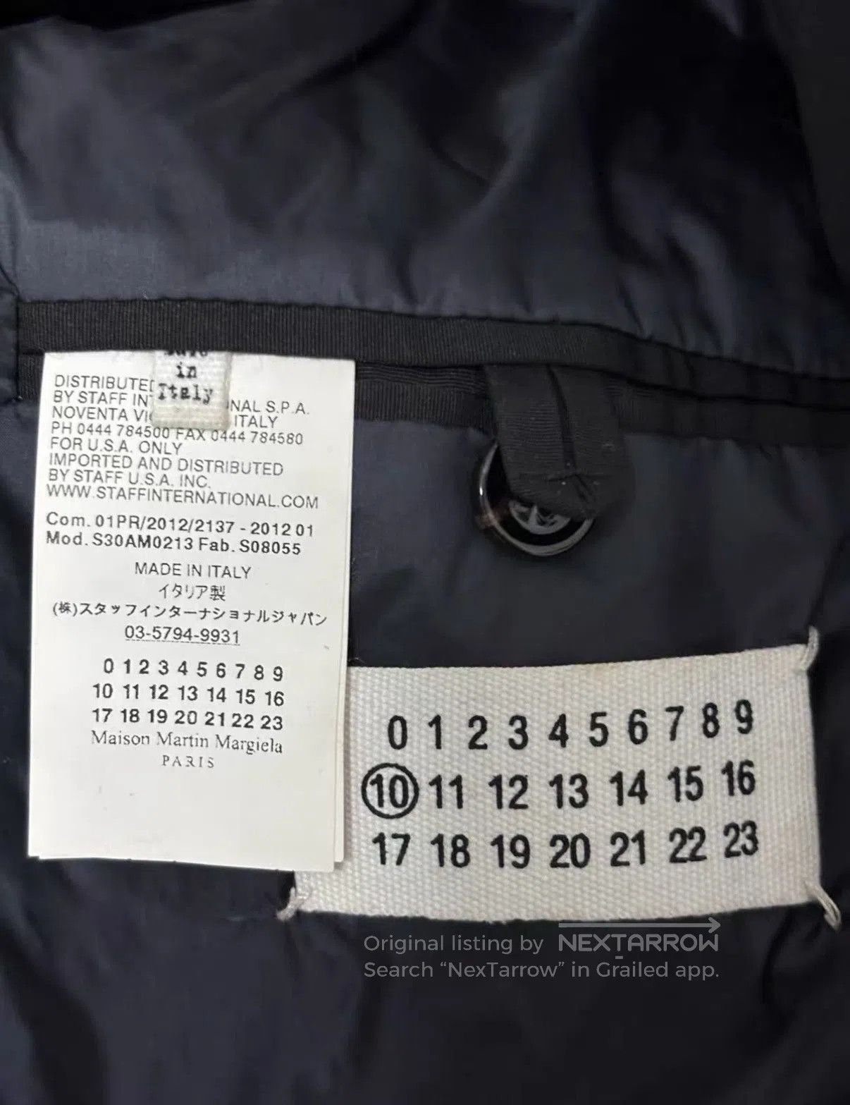 Maison Margiela Black Color Block Lightweight Jacket Size M. Size US M / EU 48-50 / 2 - 3 Thumbnail