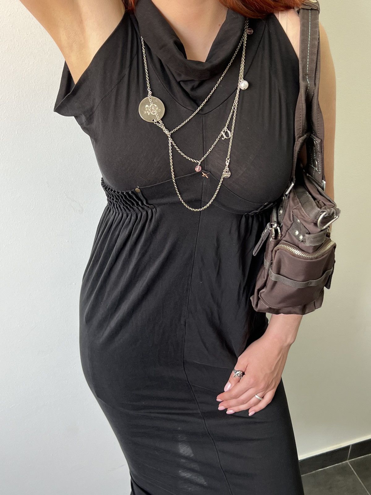 20471120 × Cop Copine COP COPINE vintage maxi dress Size M / US 6-8 / IT 42-44 - 3 Thumbnail