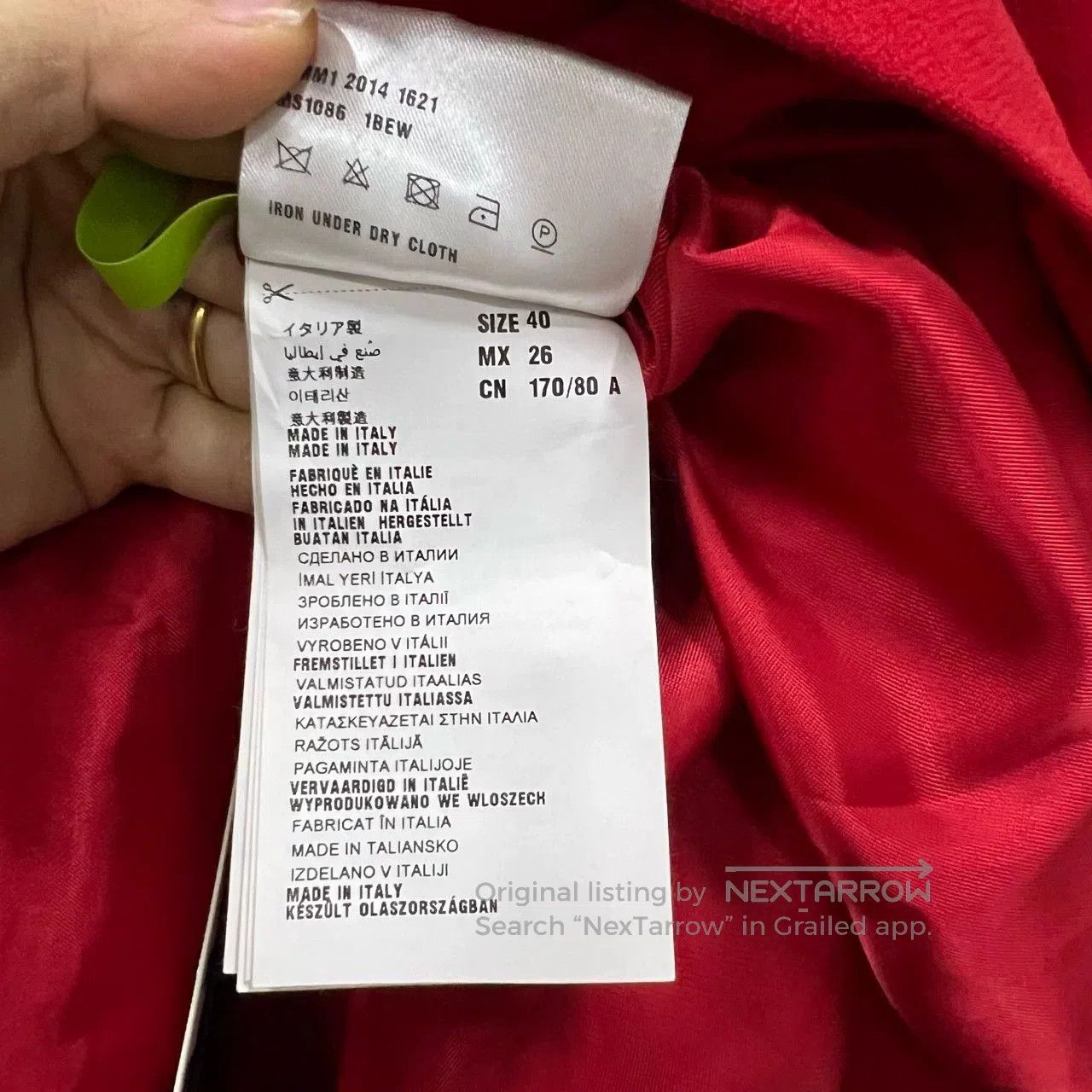 Miu Miu Miu Miu Red Coat. Size S / US 4 / IT 40 - 6 Thumbnail