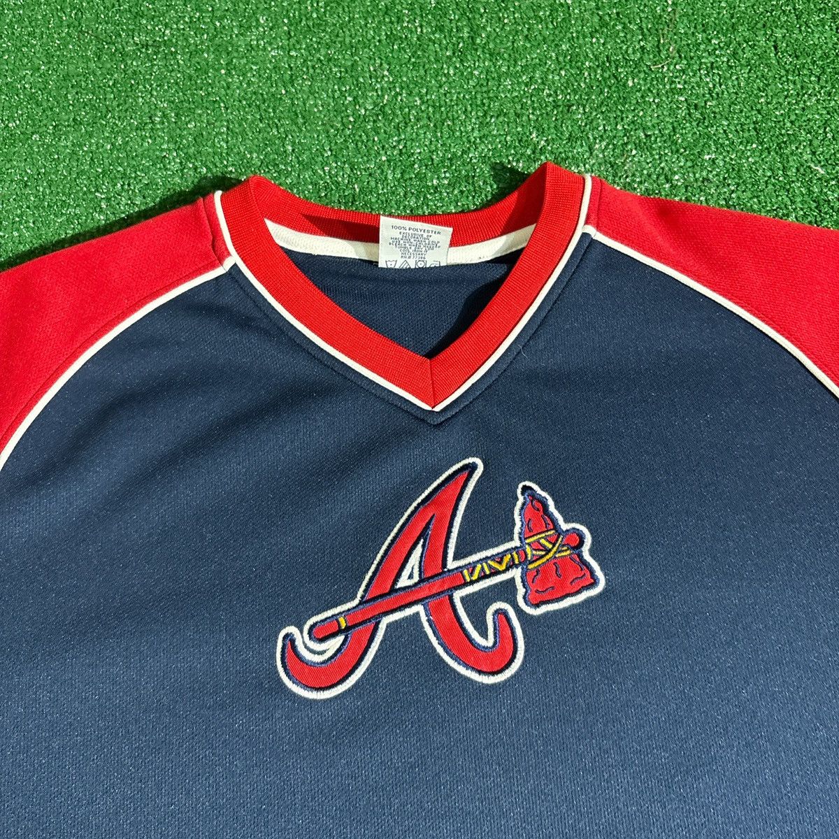 Vintage Vintage Atlanta Braves Jersey Size XL Size US XL / EU 56 / 4 - 2 Thumbnail