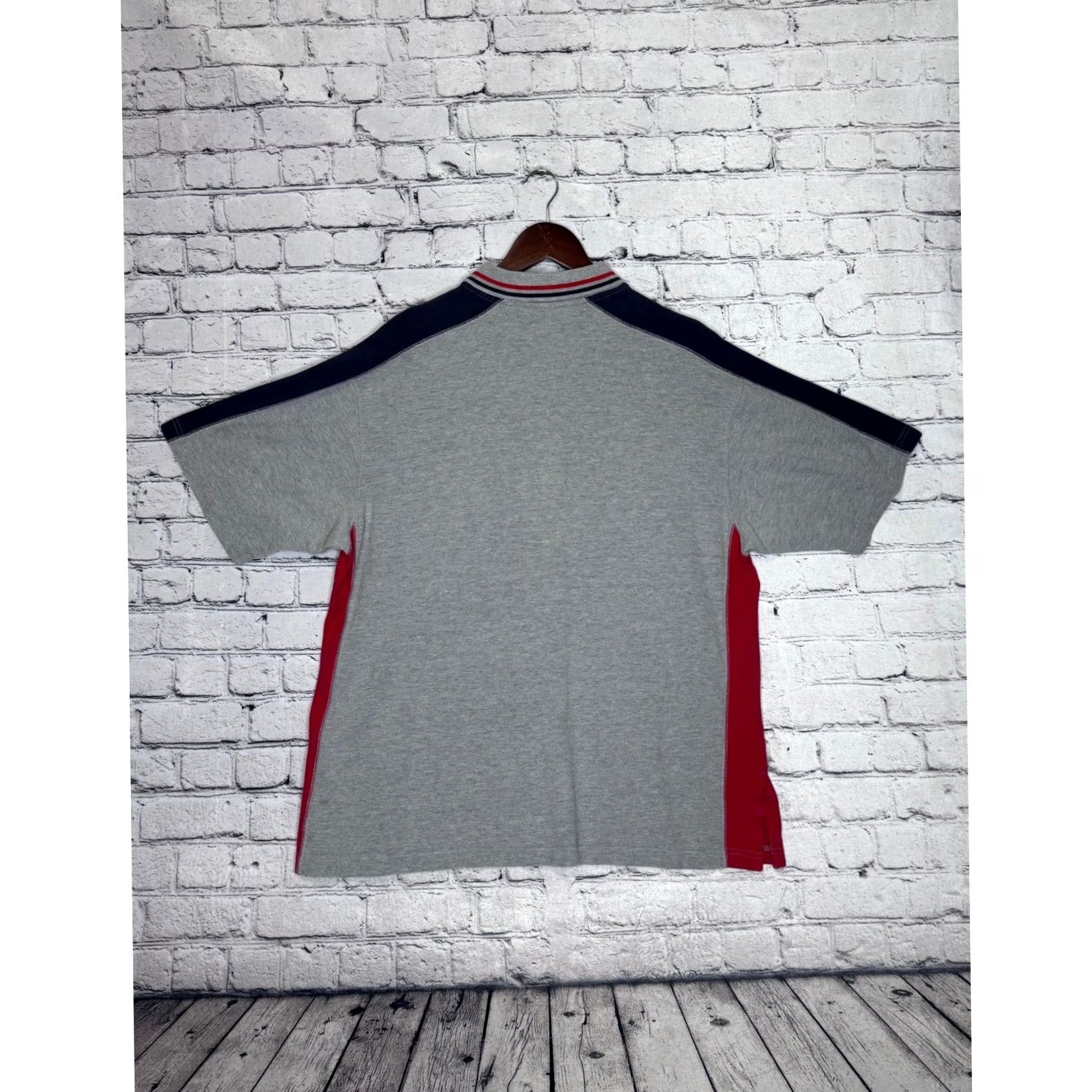 NFL Houston Texans NFL Polo Shirt XL Men Gray Colorblock Short Sleeve Jersey Cotton Blend Embroidered Logo Football Casual Sports Shirt Size US XL / EU 56 / 4 - 6 Thumbnail