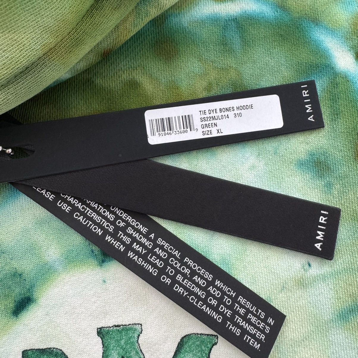 Amiri Amiri Tie Dye Bones Hoodie Size US XL / EU 56 / 4 - 5 Thumbnail